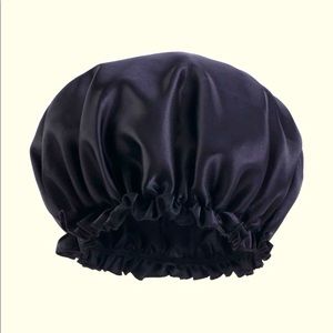 Black hair bonnet